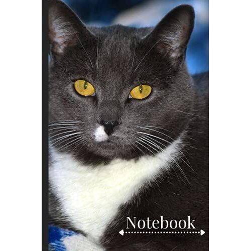 Notebook: Cute Cat Notebook Lined Journal