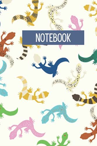 Notebook: Vibrant Gecko Cute Lined Notebook Or Journal For The Reptile Lover In Your Life