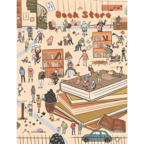 Everyday Cats - Kawaii Journal Notebook - Lined White Paper, 120 Pages, 7.44x9.69" 2 Of 4