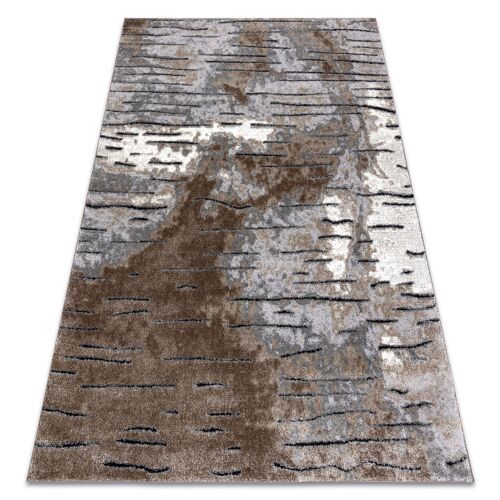 80x150 Cm Tapis Moderne Cozy 8876 Rio - Structural Deux Niveaux De Molleton Marron