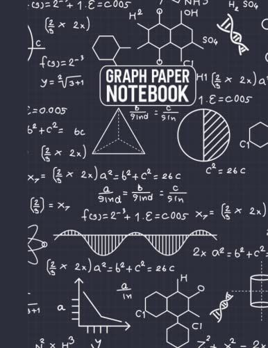 Graph Paper Notebook: Grid Composition Book Pages 4 Squares Per Inch For Engineering Work, Drawing, And More!