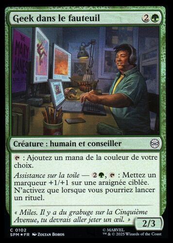 Geek Dans Le Fauteuil - Foil - Magic - Marvel'S Spider-Man Vf - C - 102
