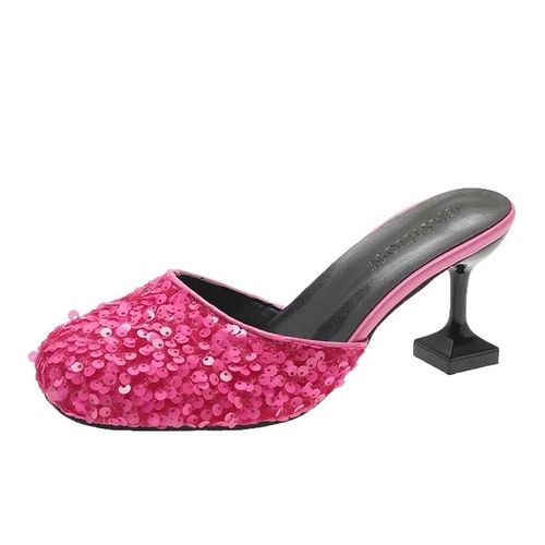 Chaussures Chaussures Paillettes Pour Femmesmules Talons Hautsclaquettesescarpinslégants Pour Damespour Robe De Soiréepeu Profondes