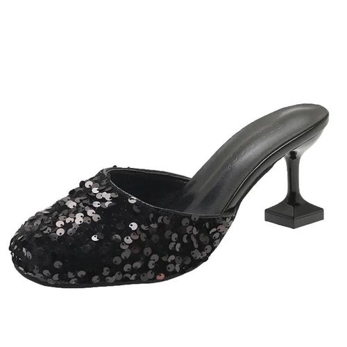 Chaussures Chaussures Paillettes Pour Femmesmules Talons Hautsclaquettesescarpinslégants Pour Damespour Robe De Soiréepeu Profondes