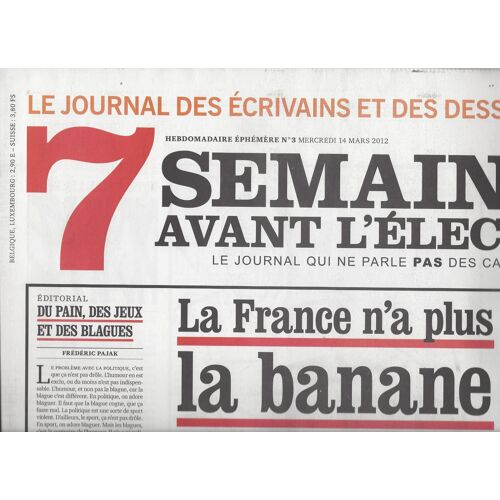 Semaines Avant L'élection 7 