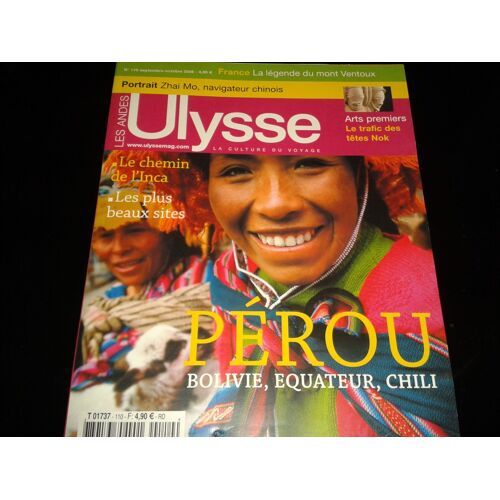 Ulysse  N° 110 : Les Andes