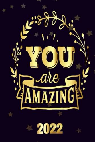 You Are Amazing 2022: Inspriational 2022 Planner Monthly Weekly 2 Years Calendar With Vision Boards, To Do Lists, Notes