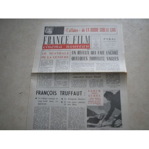 France Film. Cinéma Nouveau. 14e Année. N°  9 
