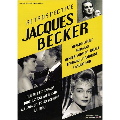 Rétrospective Jacques Becker En 9 Films - Synopsis Dépliant - Dernier Atout, Falbalas, Le Trou, Etc