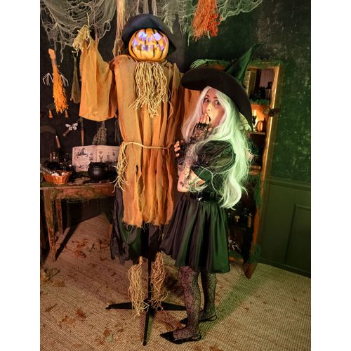 Décoration Animée Citrouille Maléfique 190 Cm