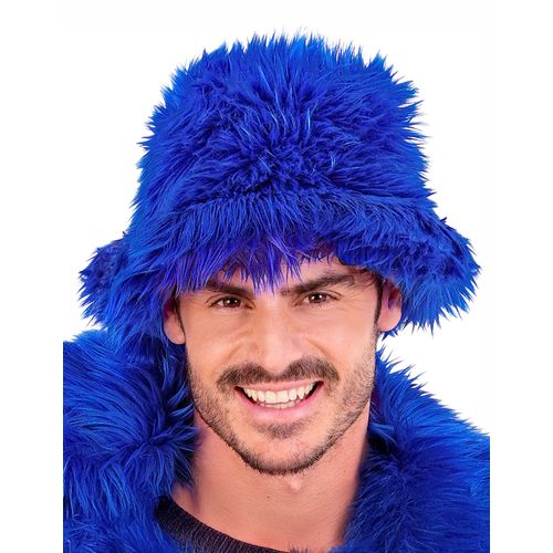 Bob En Poils Bleu Foncé Adulte