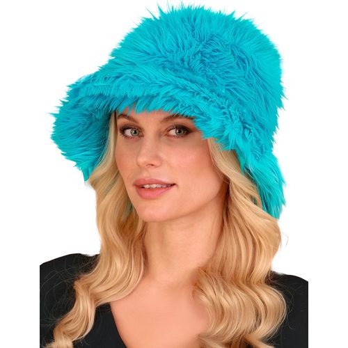 Bob En Poils Bleu Turquoise Adulte