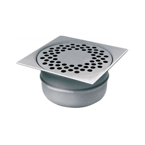 Siphon de sol 150X150 mm sortie verticale SV50 - GEBO - 21414