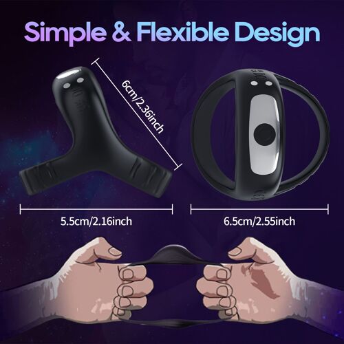 Andrea Remote-Anneau Pénien Vibrateur Pour Hommes Et Femmes, Anneau Pénien, Éjaculation Retardée, Jouets Sexuels Pour Couples, Jouets Pour Adultes