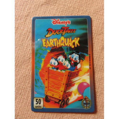 Télécarte Unicom Disney "Earthquack" Ut 0326