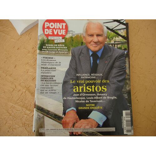 Point De Vue 3474 Le Vrai Pouvoir Des Aristos