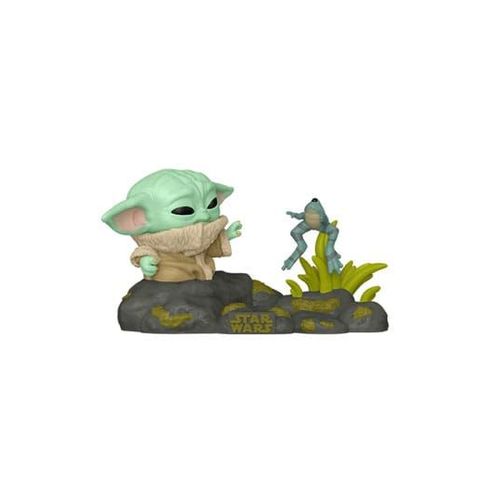 Star Wars Pop! Deluxe Vinyl Figurine Din Grogu W/Frog 9 Cm