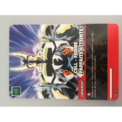 Carte Dragon Ball Db-307 "Cell - Forme Parfaite Atteinte" Version Fr Bandai 2009 Belgium