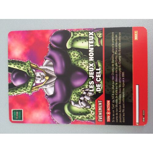 Carte Dragon Ball Db-308 Les Jeux Honteux D Cell Version Fr Bandai 2009 Belgium