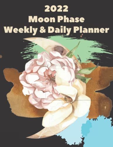 Moon Phase Weekly & Daily Planner: Moon Phases | Shopping List | Meal Planner | Budget List | New Year Calendar