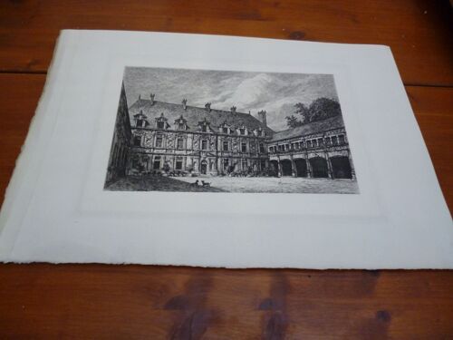 Gravure Xixème (Vers 1880) // Chateau De Oyron (Deux-Sèvres).