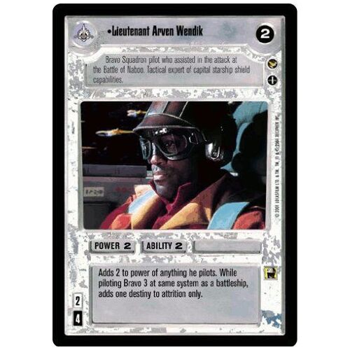 Lieutenant Arven Wendik - Theed - Star Wars Ccg