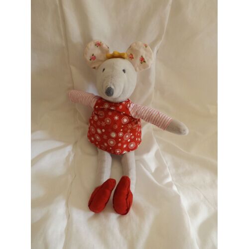 Doudou Souris Grise Rouge By Ikéa