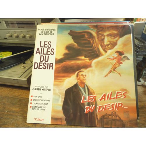 B.O Du Film De Wim Wenders : Les Ailes Du Désir -  Jürgen Knieper - Disque Milan  A 316   