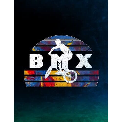 Vintage Bmx Rider - Bike Bicycle Stunt Racing: Retro Vintage Bmx Notebook For Bmx Riders | Lined Notebook Journal Todo Exercise Book Or Diary 8,5x11 With 110 Pages