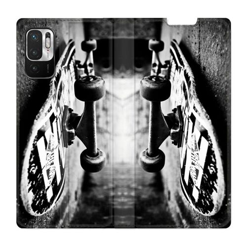 Housse Cuir Portefeuille Pour Xiaomi Redmi Note 10 5g Skate Vintage