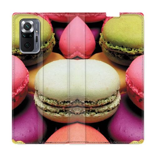 Housse Cuir Portefeuille Pour Xiaomi Redmi Note 10 Pro 5g Macaron