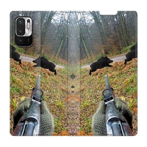 Housse Cuir Portefeuille Pour Xiaomi Redmi Note 10 5g Chasse Vision Tir