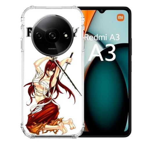 Coque Renforcée Pour Xiaomi Redmi A3 Manga Fairy Tail Erza