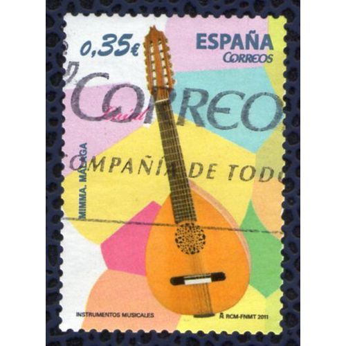 Espagne 2011 Oblitéré Used Stamp Instruments Musique Luth Laud