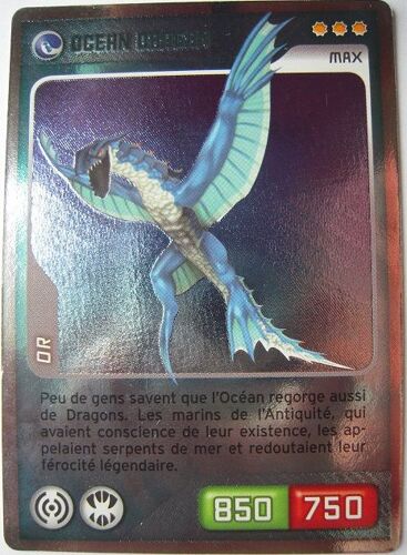 Carte Panini Invizimals Ocean Dragon