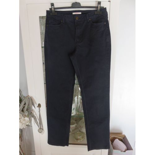 Pantalon Bleu Marine Camaïeu T. 42