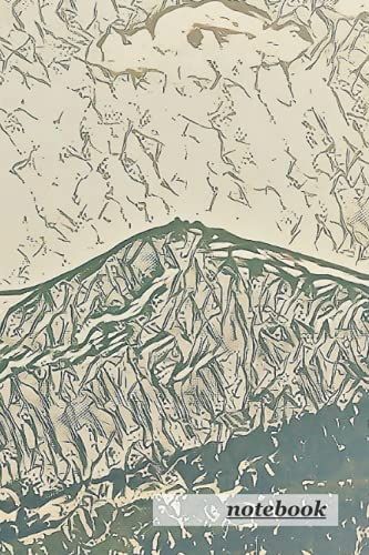 Only Dots Notebook Mountain Sketch Composition: Dot Grid Notebook, Journal, Diy 6x9 Size 160 Pages To Create Your Own Ideas: For School, Work & Fun