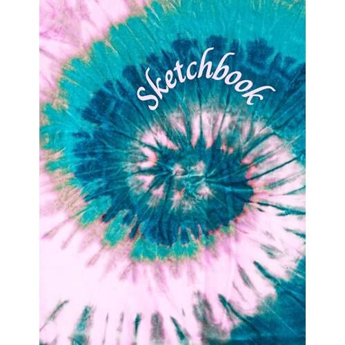 Sketchbook: Unlined Notebook Tie Dye Design