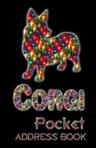 Corgi Pocket Address Book: Dog Cover Festive Keepsake Gift Book In A Small Purse Size With 2022-2025 Calendar Pages Included