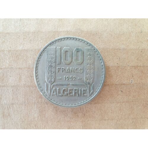 Piece 100 Francs Algérie 1952