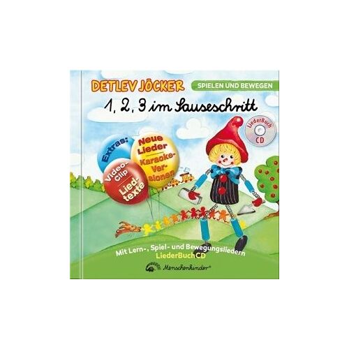 1,2,3 Im Sauseschritt - Die Liederbuchcd