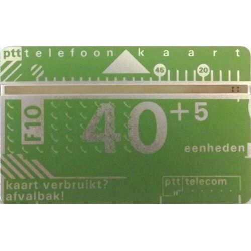 Telecarte Neerlandaise - Ptt Telecom - 40 + 5 Unités 