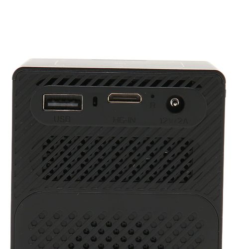 Mini projecteur 3D 4K DLP 4G RAM 64G ROM BT 5G WiFi télécommande 8000mAh projecteur sans fil pour bureau famille 100-240V prise américaine noir