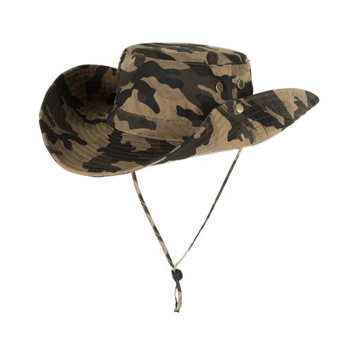 Chapeau De Cowboy Pour Hommes Et Femmes,Grand Chapeau D'extérieur,Pare-Soleil,Camouflage Uv,Grande Circonférence De Tête