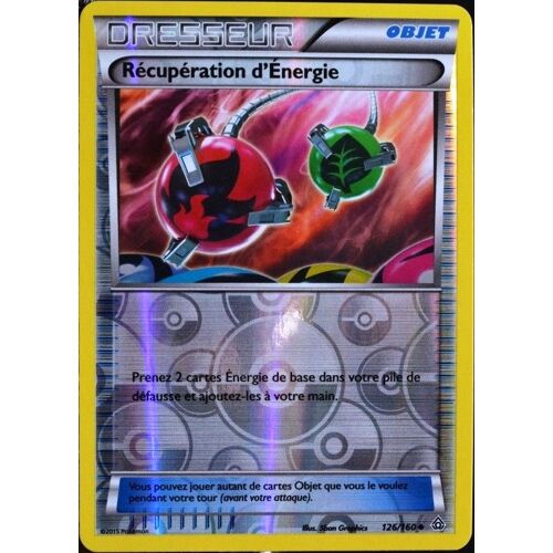 Carte Pokémon 126/160 Récupération D'energie Reverse Xy - Primo Choc Neuf Fr