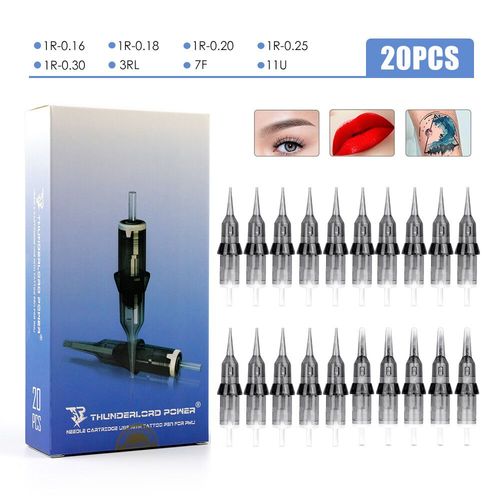 Machine à tatouer les sourcils,maquillage en continu,odorà stylo numérique,microblading,eye-liner,cartouche de tatouage à distance Jules,gros - Type 20pcs 1RL 0.5mm