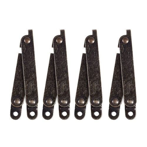 Boîte à meubles rotatif couvercle pliant support charnière tonalité 4pcs