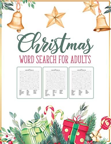 Christmas Word Search For Adults