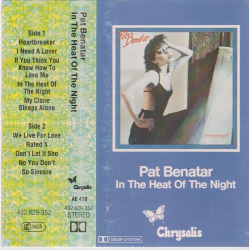 K7 Pat Benatar In The Heat Of The Night
