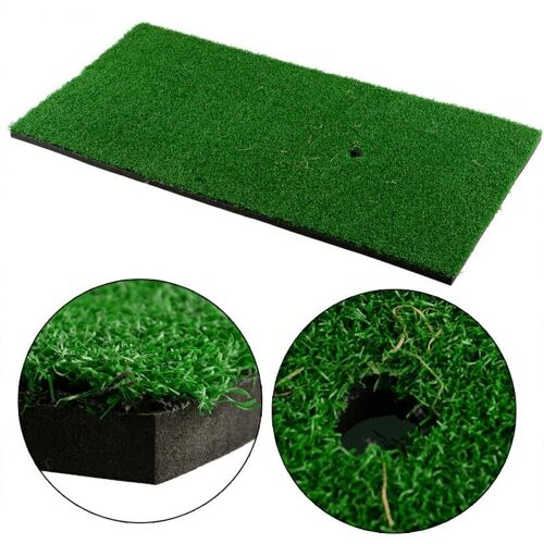 Tapis De Golf Avec Tee Pour L'entraînement En Plein Air, Tapis De Frappe, Aide À L'entraînement, 60x30cm, 1 Pièce
